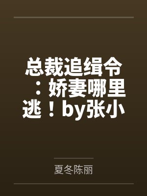 总裁追缉令：娇妻哪里逃！by张小净夏冬