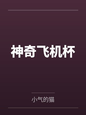 神奇飞机杯