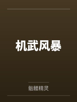 机武风暴笔趣阁无弹窗