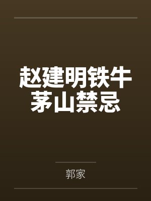 赵建明铁牛茅山禁忌