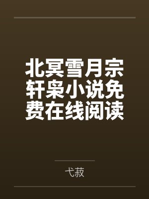 北冥雪月宗轩枭小说免费在线阅读