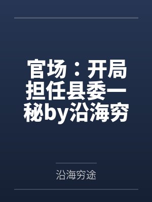 官场：开局担任县委一秘by沿海穷途