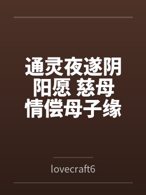 通灵夜遂阴阳愿 慈母情偿母子缘